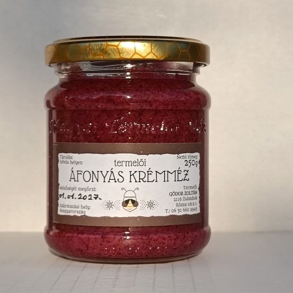 Áfonyás krémméz fotója.